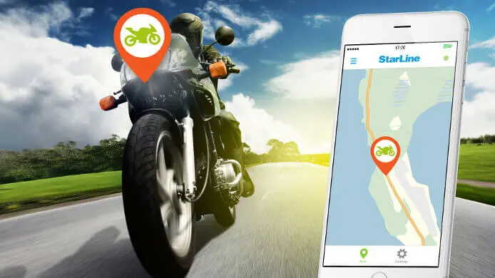 Визначення розташування мотоцикла