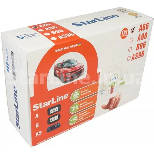 Автосигнализация StarLine A66 2CAN+2LIN купить по выгодной цене в Харькове, Киеве, Украине - StarLine Украина