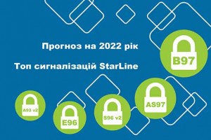 Прогнозований рейтинг сигналізацій 2022 року в Україні від StarLine