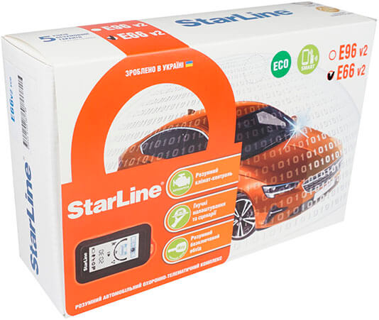 StarLine E66 V2 BT 2CAN+4LIN ECO